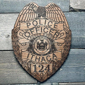 Personalized Wooden Patch or Badge