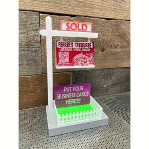 Real Estate Business Card Display