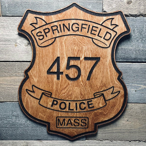 Personalized Wooden Patch or Badge